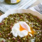 Guisantes Con Jamón Y Poché 2