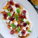 Melocoton Braseado Con Yogur 3